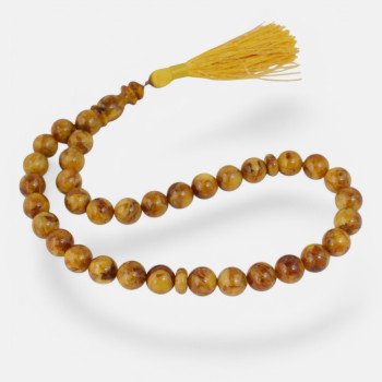 Modified Amber Rosary for Evening Prayers-Islamic Prayer rosary-Amber rosaries