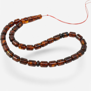Modified Amber Damla Tesbih – Prayer 33 beads-Islamic Prayer rosary-Amber rosaries