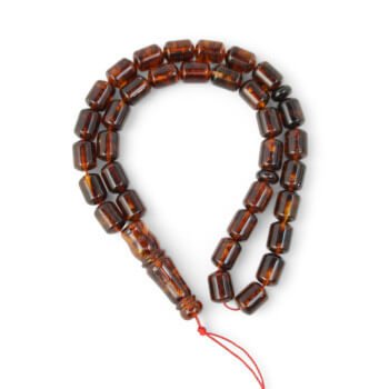 Modified Amber Damla Tesbih – Prayer 33 beads-Islamic Prayer rosary-Amber rosaries