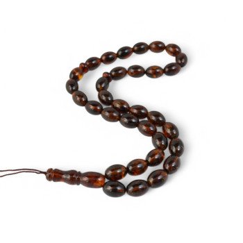 Baltic Amber Islamic Prayer Rosary with 33 Beads-Islamic Prayer rosary-Amber rosaries