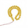Islamic Prayer Rosary with Pressed Amber Beads-Islamic Prayer rosary-Amber rosaries