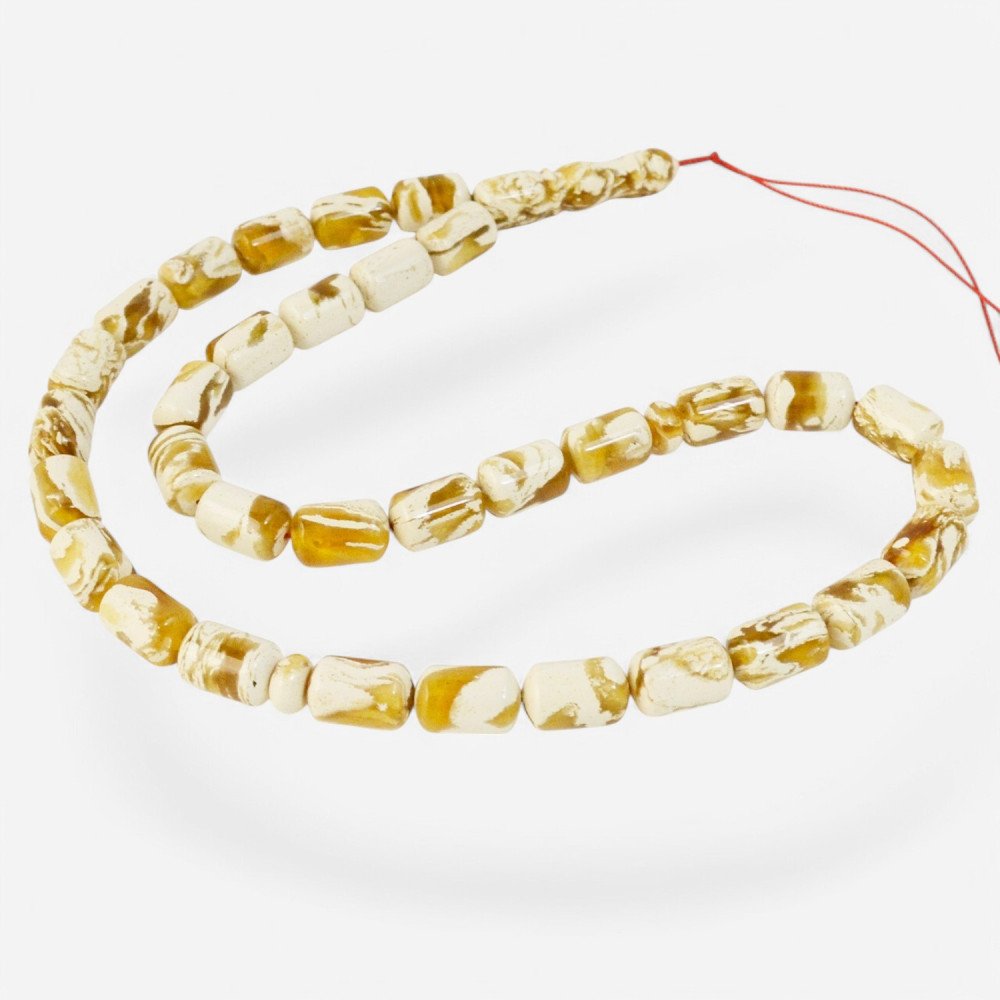 Pressed Amber Islamic Beads Misbaha Rosary-Islamic Prayer rosary-Amber rosaries