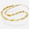 Pressed Amber Islamic Beads Misbaha Rosary-Islamic Prayer rosary-Amber rosaries