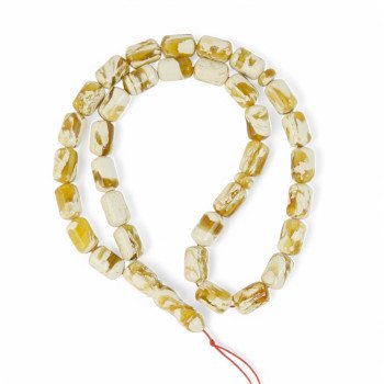 Pressed Amber Islamic Beads Misbaha Rosary-Islamic Prayer rosary-Amber rosaries
