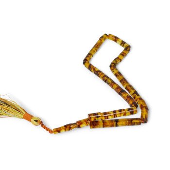 Pressed Baltic Amber Islamic Prayer Rosary Beads-Islamic Prayer rosary-Amber rosaries