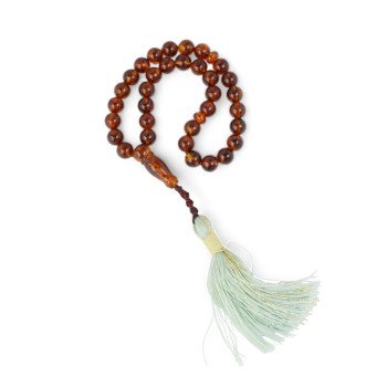 8 mm Baltic Amber Islamic Rosary Handmade-Islamic Prayer rosary-Amber rosaries