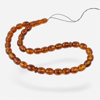 Amber Islamic Rosary Misbaha Handmade-Islamic Prayer rosary-Amber rosaries