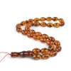 Islamic Prayer Rosary Pressed Amber 33-Islamic Prayer rosary-Amber rosaries