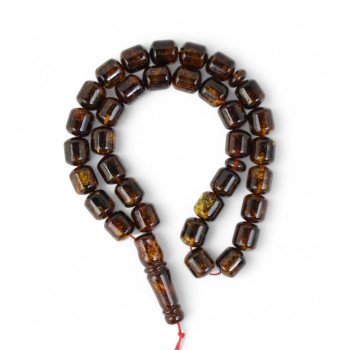 Islamic Amber Misbaha Handmade Rosary-Islamic Prayer rosary-Amber rosaries