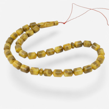Amber Damla Tesbih Perfect for Hijri New Year-Islamic Prayer rosary-Amber rosaries
