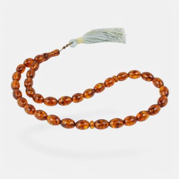 Amber Islamic Rosary Pressed Beads Gift-Islamic Prayer rosary-Amber rosaries
