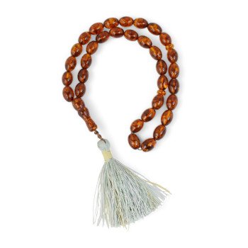 Amber Islamic Rosary Pressed Beads Gift-Islamic Prayer rosary-Amber rosaries