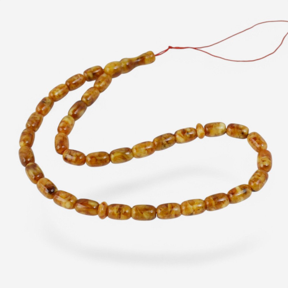 Islamic Amber Rosary Handmade Misbaha-Islamic Prayer rosary-Amber rosaries