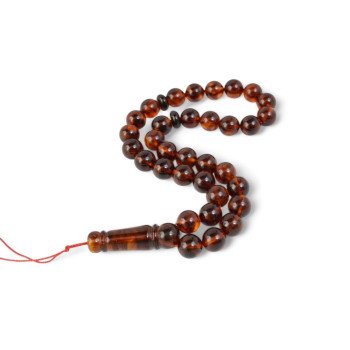 Pressed Amber Beads Islamic Prayer Ramadan gift-Islamic Prayer rosary-Amber rosaries