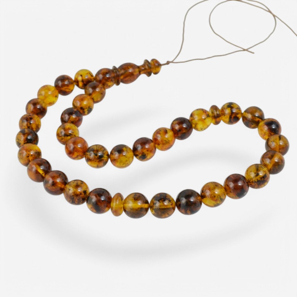 Baltic Amber Rosary Islamic Prayer Beads-Islamic Prayer rosary-Amber rosaries