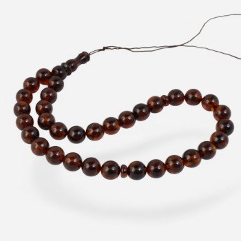 Islamic Rosary Handmade with Pressed Amber-Islamic Prayer rosary-Amber rosaries