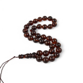 Islamic Rosary Handmade with Pressed Amber-Islamic Prayer rosary-Amber rosaries