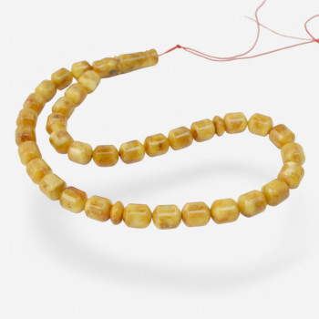 Pressed amber rosary - Eid al-Adha gifting idea-Islamic Prayer rosary-Amber rosaries