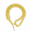 Pressed Amber Misbaha Islamic Beads Gift-Islamic Prayer rosary-Amber rosaries
