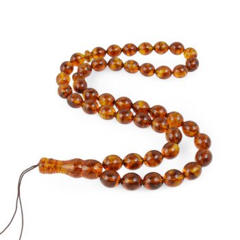 45 Islamic Prayer Rosary from Pressed Amber-Islamic Prayer rosary-Amber rosaries