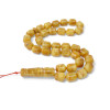 Pressed amber rosary - Eid al-Adha gifting idea-Islamic Prayer rosary-Amber rosaries