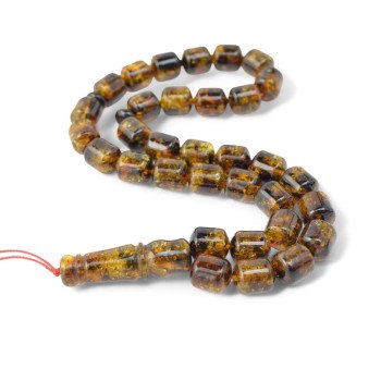Amber Misbaha for Muslim Prayer 33 Beads-Islamic Prayer rosary-Amber rosaries