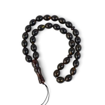 Islamic Rosary Beads Pressed Baltic Amber-Islamic Prayer rosary-Amber rosaries