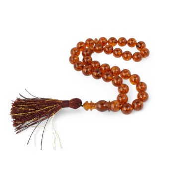 Baltic Amber Misbaha Rosary Islamic Gift Idea-Islamic Prayer rosary-Amber rosaries