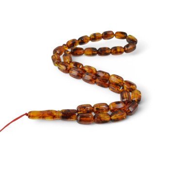 Amber Islamic Rosary Misbaha 33 Prayer Beads-Islamic Prayer rosary-Amber rosaries