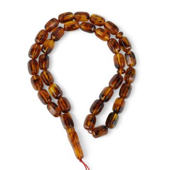 Amber Islamic Rosary Misbaha 33 Prayer Beads-Islamic Prayer rosary-Amber rosaries