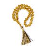 Handmade Pressed Amber Misbaha for Prayer-Islamic Prayer rosary-Amber rosaries