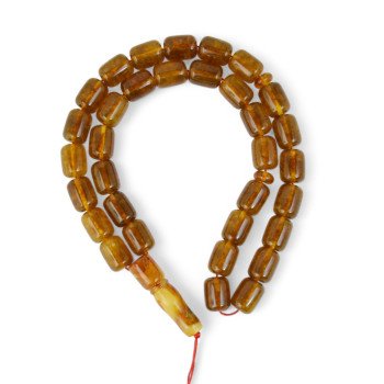 Baltic Amber Misbaha Islamic Rosary for Muslims-Islamic Prayer rosary-Amber rosaries