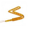 Pressed Amber Islamic Beads for Daily Prayer-Islamic Prayer rosary-Amber rosaries