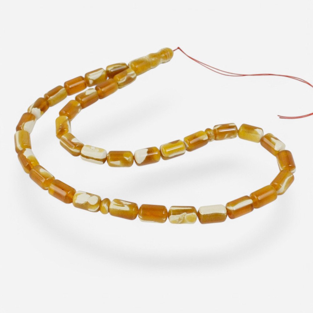 Baltic Amber Islamic Misbaha Spiritual Gift Rosary-Islamic Prayer rosary-Amber rosaries