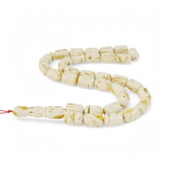 Islamic Rosary of Pressed Amber Beads 33 Beads-Islamic Prayer rosary-Amber rosaries