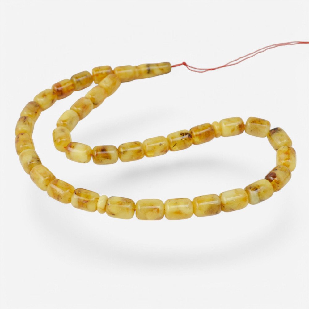 Pressed Amber Islamic Prayer Rosary Gift for Men-Islamic Prayer rosary-Amber rosaries