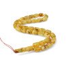 Pressed Amber Islamic Prayer Rosary Gift for Men-Islamic Prayer rosary-Amber rosaries