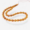 Muslim Misbaha with Pressed Amber Beads 33 Count-Islamic Prayer rosary-Amber rosaries