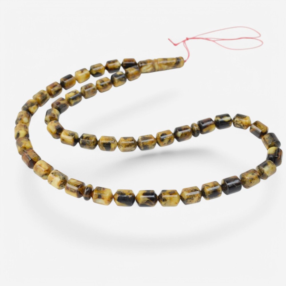 Pressed Amber Islamic Prayer Beads Gift Rosary-Islamic Prayer rosary-Amber rosaries