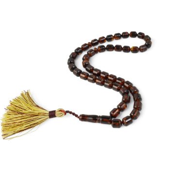 Pressed Baltic Amber Islamic Misbaha Prayer Beads-Islamic Prayer rosary-Amber rosaries