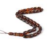 Pressed Amber Islamic Rosary Misbaha Gift for Faithful Reflection-Islamic Prayer rosary-Amber rosaries