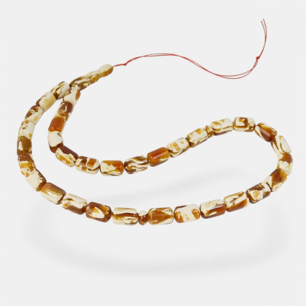 Pressed Amber Islamic Rosary Misbaha Gift for Devotion and Faith-Islamic Prayer rosary-Amber rosaries
