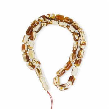 Pressed Amber Islamic Rosary Misbaha Gift for Devotion and Faith-Islamic Prayer rosary-Amber rosaries