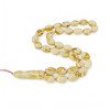 Pressed Amber Islamic Rosary Misbaha Gift for Eid and Ramadan-Islamic Prayer rosary-Amber rosaries