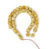 Pressed Amber Islamic Rosary Misbaha Gift for Daily Prayer-Islamic Prayer rosary-Amber rosaries