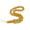 Pressed Amber Islamic Rosary Misbaha Gift for Spiritual Blessings-Islamic Prayer rosary-Amber rosaries