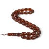 Pressed Amber Islamic Rosary Misbaha Gift for Religious Practice-Islamic Prayer rosary-Amber rosaries