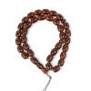 Pressed Amber Islamic Rosary Misbaha Gift for Religious Practice-Islamic Prayer rosary-Amber rosaries