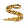 Pressed Amber Islamic Rosary Misbaha Gift for Faith Meditation-Islamic Prayer rosary-Amber rosaries