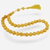 Pressed Amber Islamic Rosary Misbaha Gift for Mindfulness-Islamic Prayer rosary-Amber rosaries